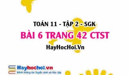 Bài 6 trang 42 Toán 11 tập 2 Chân trời sáng tạo: Tính vận tốc tức thời bằng đạo hàm